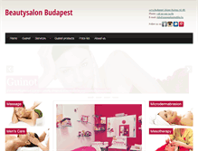 Tablet Screenshot of beautysalonbudapest.com